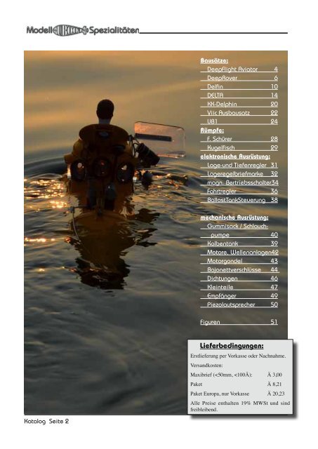Katalog 2012 Download - Modell-Uboot-Spezialitäten