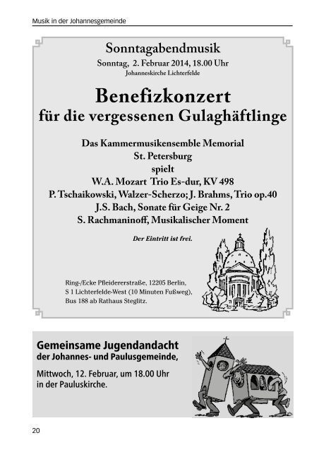 Der Paulusbrief - Ev. Paulusgemeinde Lichterfelde