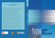the european journal of psychiatry - Cibersam