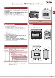 Durchflussmesser FC100-CA (Druckluft/Gase ... - FlowVision GmbH