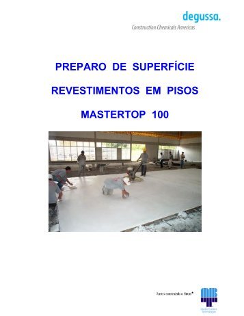 MASTERTOP 100 - ESPECIFICAÃÃO.pdf - Impercia.com.br