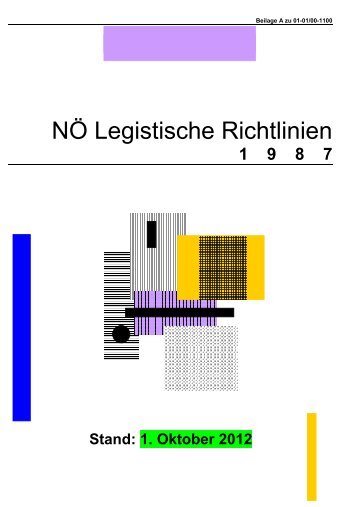 NÖ Legistische Richtlinien - Das Land Niederösterreich