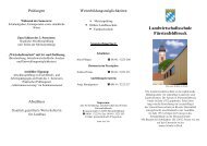 Flyer zur Landwirtschaftsschule - Amt fÃ¼r ErnÃ¤hrung, Landwirtschaft ...