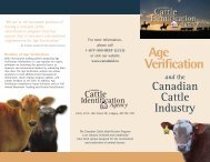 153508 CCIAbrochure - Canadian Cattle Identification Agency