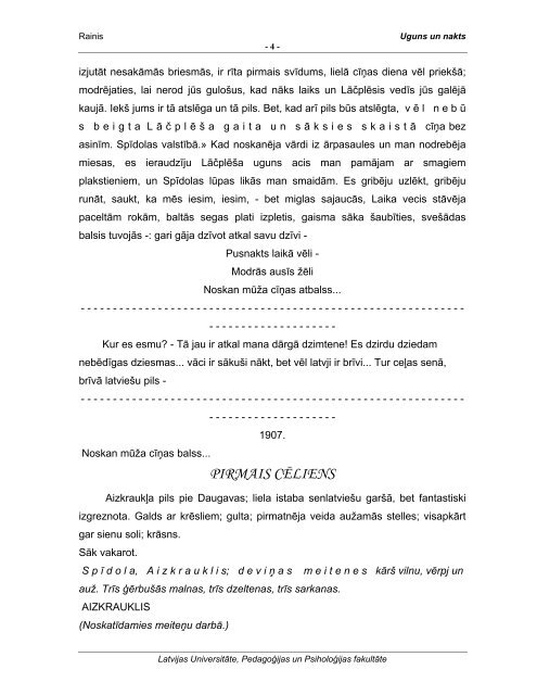 Uguns un nakts - uguns_un_nakts.pdf 538kB - LU PedagoÄ£ijas ...