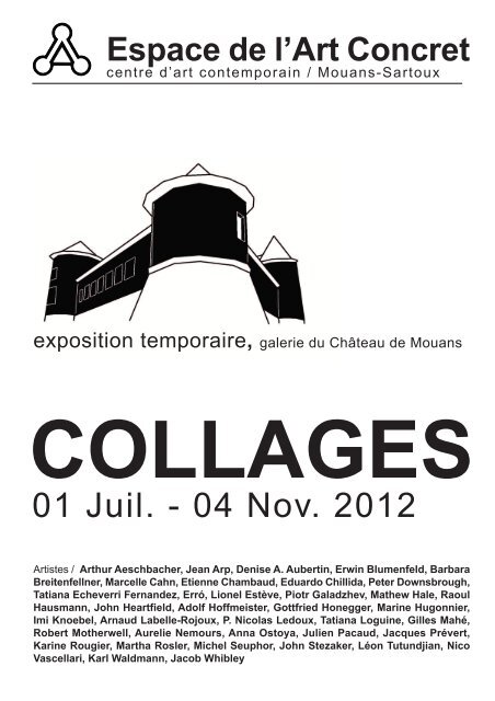 Collages - L'espace de l'art concret