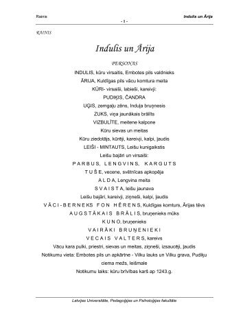 Indulis un Ärija /indulis_un_arija.pdf 724kB - LU PedagoÄ£ijas ...