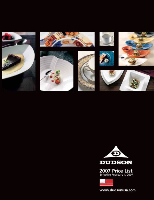 2007 Price List - Dudson USA