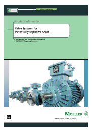 Product Information Drive Systems for Potentially  Explosive Areas