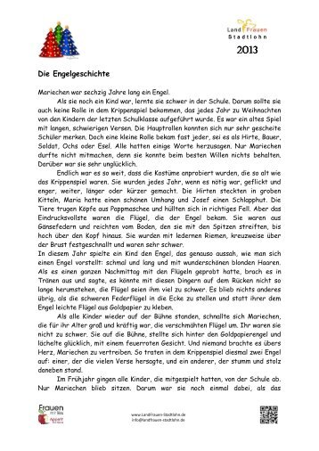 Die Engelgeschichte - Landfrauen-stadtlohn