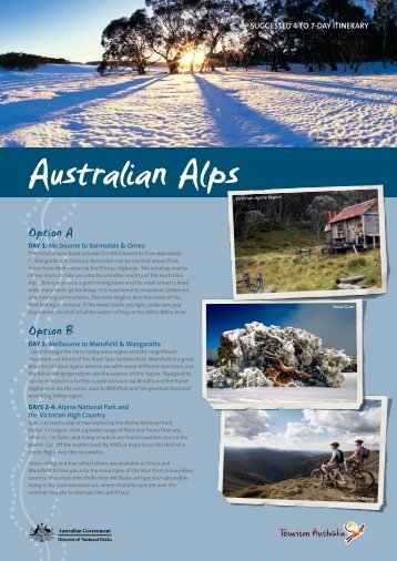Australian Alps itinerary - Tourism Australia