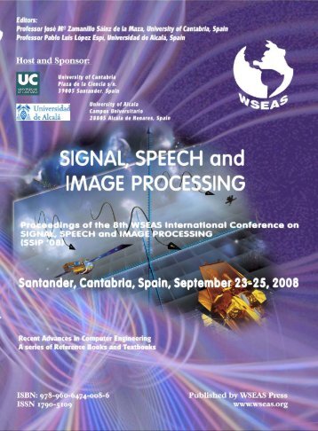 Signal, speech and image processing - WSEAS