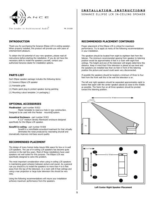 Visio Ellipse Lcr Manual Revised Vsd Sonance