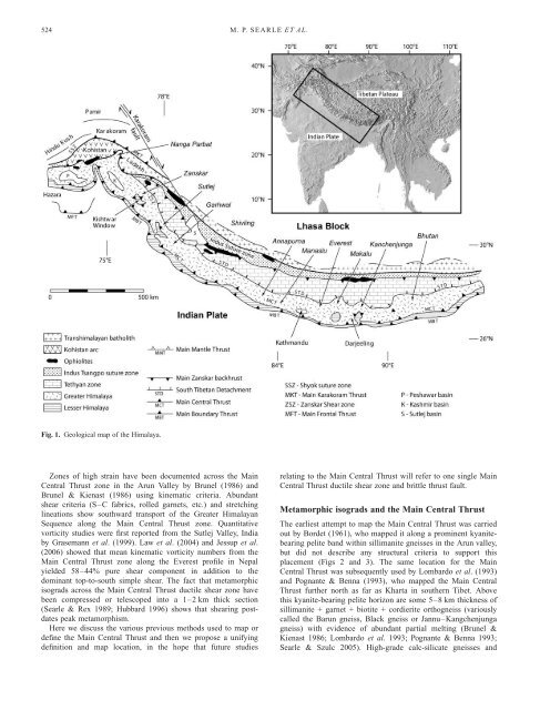 Defining the Himalayan Main Central Thrust in Nepal - Queen's ...