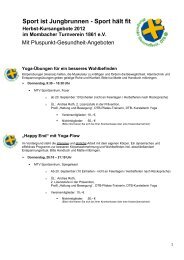 Dann fordern Sie unseren Übungsplan an! - Mombacher Turnverein ...