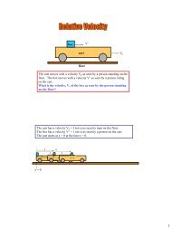 Relative Velocity with Example.