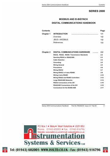 to download the Eurotherm 2000 series communication manual in ...