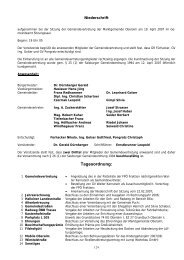 Sitzungsprotokoll vom 2007.04.19 - .PDF - Marktgemeinde Oberalm
