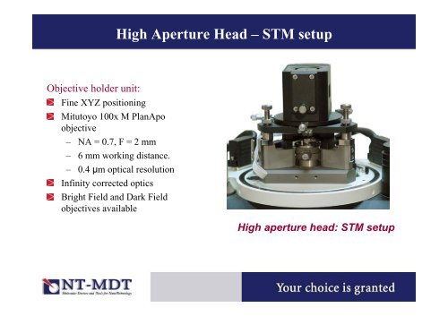 NTEGRA spectra: Cutting edge of molecular sciences - NT-MDT