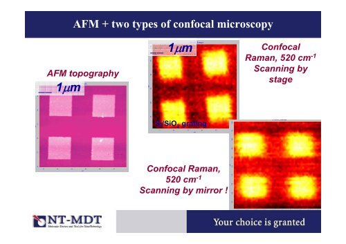 NTEGRA spectra: Cutting edge of molecular sciences - NT-MDT