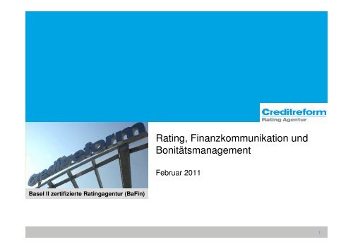 Vortrag Rating AG - Creditreform