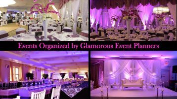 Events Organized by Glamorous Event Planners