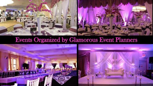 Events Organized by Glamorous Event Planners