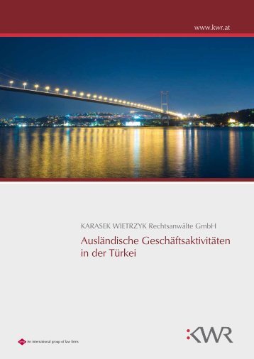 GeschÃ¤ftsaktivitÃ¤ten in der TÃ¼rkei - KWR