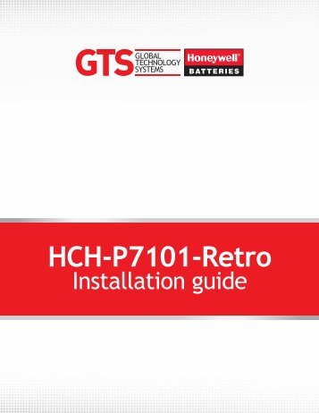 HCH-P7101- Retro ~ Installation Manual ~ 13.01.30