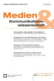 Bredow,M&K 3+4-03,U 1 - Medien & Kommunikationswissenschaft ...