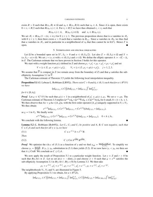 on carleman estimates for elliptic and parabolic operators ...