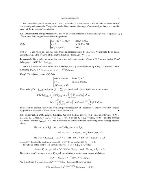 on carleman estimates for elliptic and parabolic operators ...
