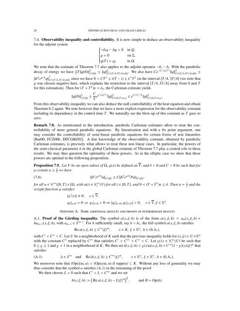 on carleman estimates for elliptic and parabolic operators ...