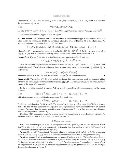 on carleman estimates for elliptic and parabolic operators ...