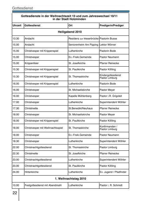 Ausgabe Dezember 2010 - Februar 2011 - Ev.-luth ...