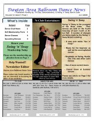 12 07July2008Newsletter - Ballroom Dance Dayton