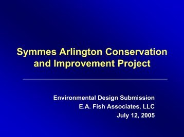 Symmes Residential Component Plans and ... - Arlington, MA