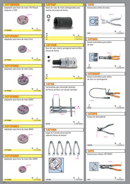 Catalogo de Herramientas Beta Tools - SEYSU Hidraulica SL