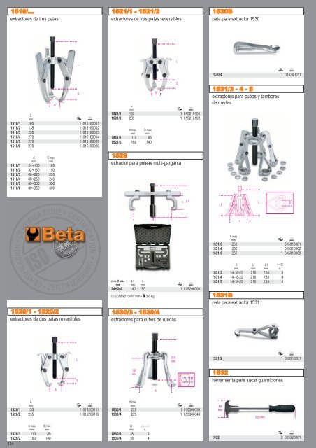 Catalogo de Herramientas Beta Tools - SEYSU Hidraulica SL