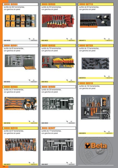 Catalogo de Herramientas Beta Tools - SEYSU Hidraulica SL