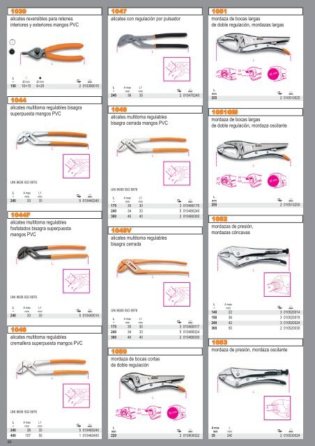 Catalogo de Herramientas Beta Tools - SEYSU Hidraulica SL