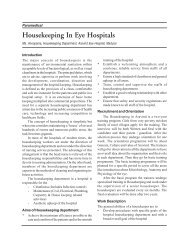 Housekeeping In Eye Hospitals - LAICO