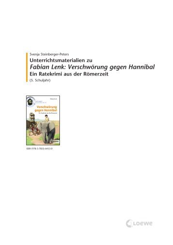 Fabian Lenk: Verschwörung gegen Hannibal