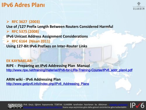 IPv6 Temelleri ve YapÄ±landÄ±rmasÄ± - Ulakbim