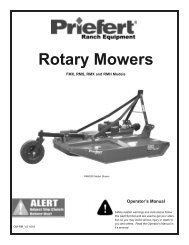 Mower Manual v2 Nov 2010 - Priefert Manufacturing