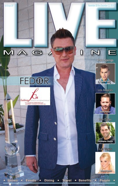 LIVE MAGAZINE VOL 8, Issue #197 November 28th THRU December 12th, 2014