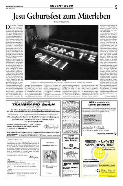 Adventszeitung - Morus Verlag