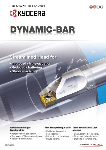 Kyocera 'Dynamic'-Bar Boring Bar Brochure - MC-Tooling