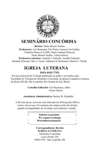 Download - SeminÃ¡rio ConcÃ³rdia