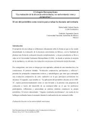 El uso del portafolios como recurso para evaluar la ... - ReDECA